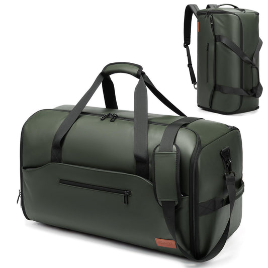 Bolsas de ropa para viajes, bolsas de traje para hombres, viajes, bolsa de ropa con compartimento para zapatos, bolsa de ropa convertible 2 en 1 impermeable con correa para el hombro,Moda y negocios