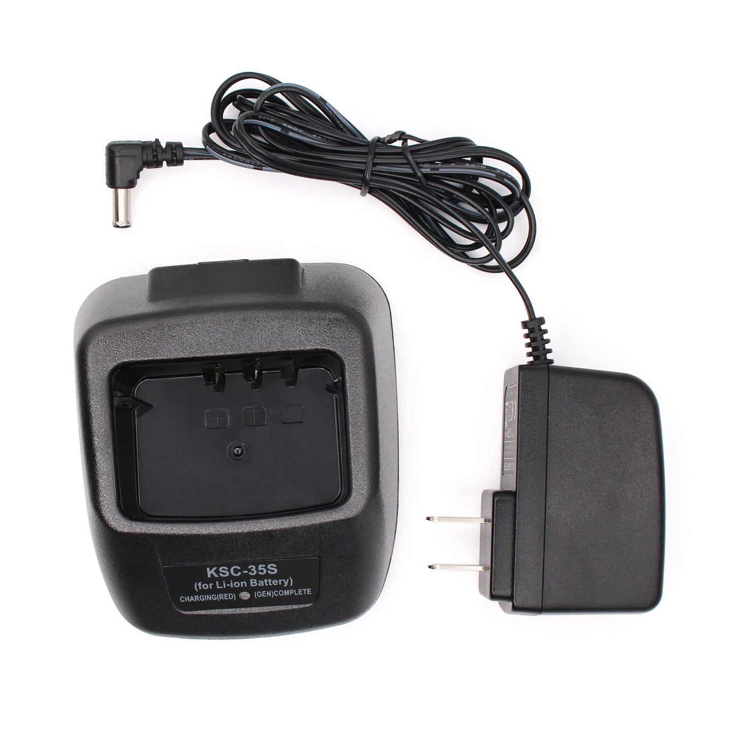 IFREQTECH KSC-35S Cargador rápido para TK-3400 TK-2200LP TK-2300VP TK2400 TK-3200L TK-3302UK Cargador de batería de iones de litio de radio KNB-45L / KNB-63L /KNB-65L