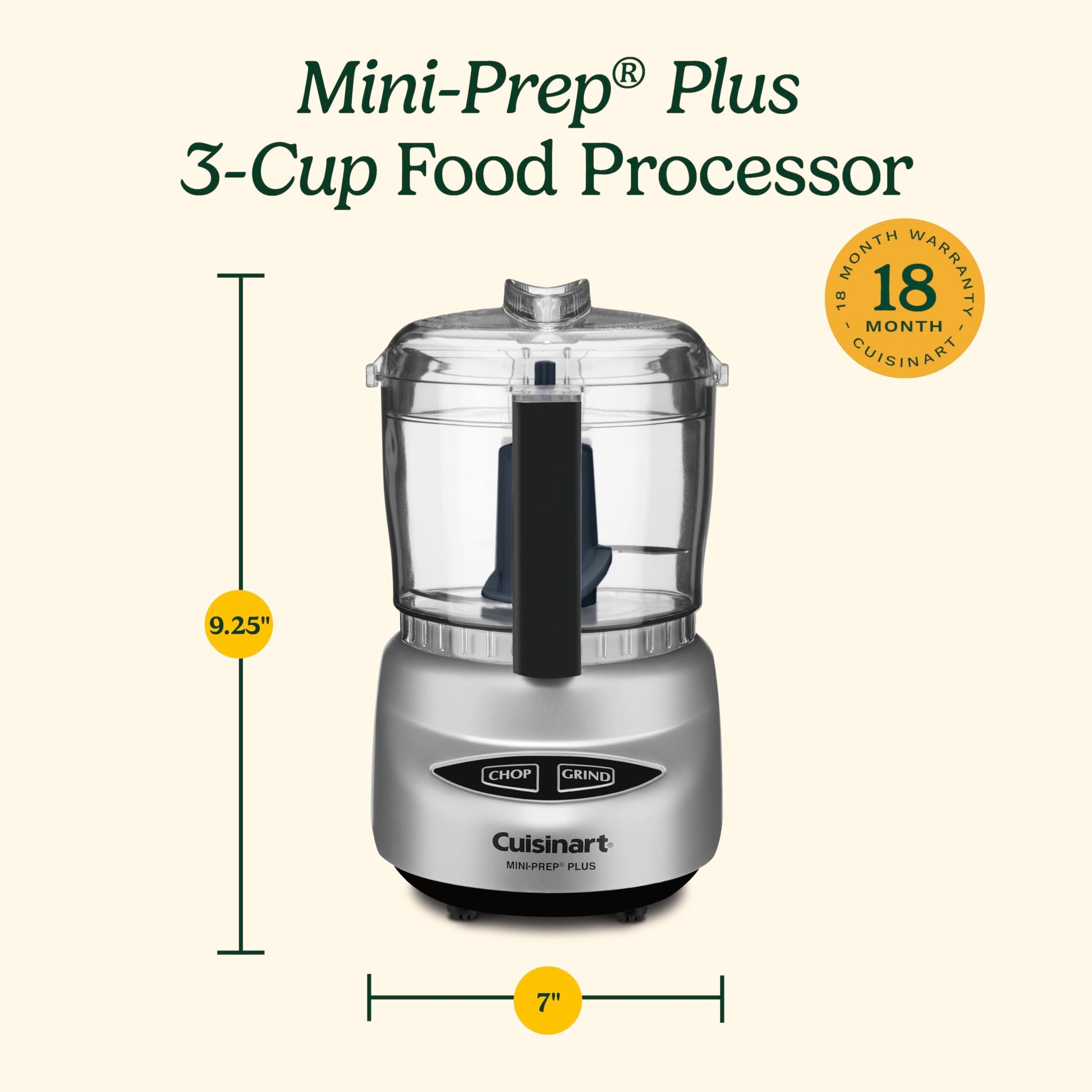 Cuisinart Cromo cepillado 3 pounds