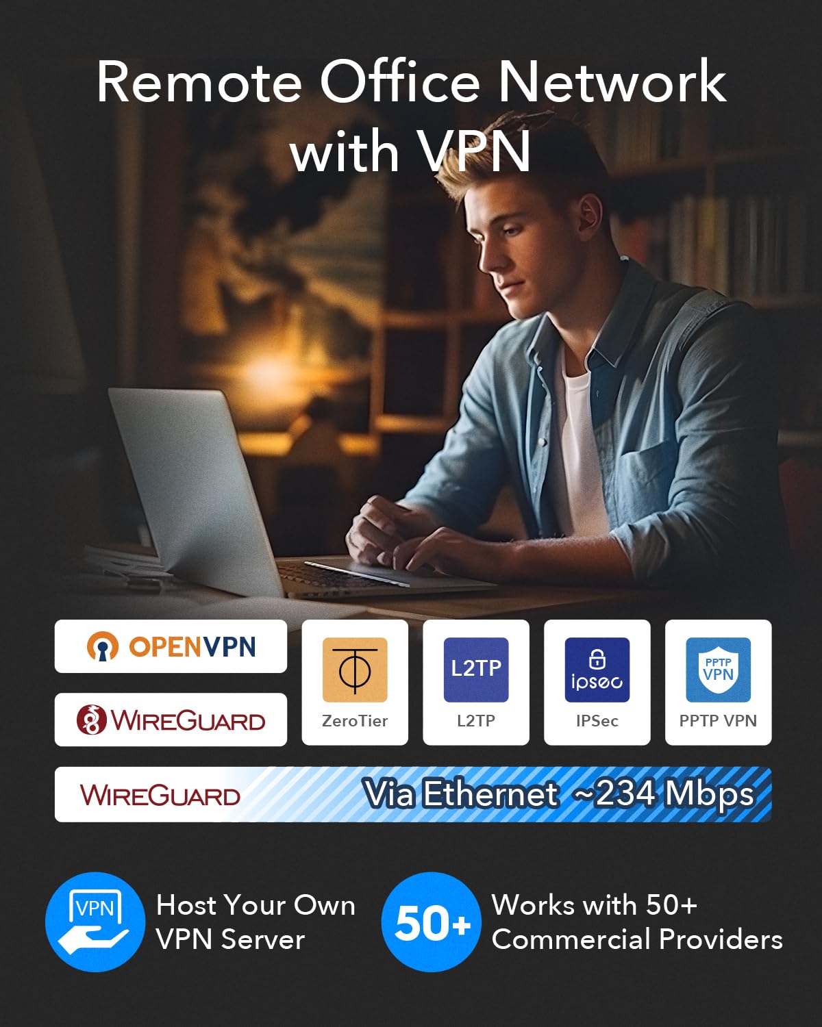 Cudy TR3000 - Enrutador de viaje inalámbrico de 2,5 Gb de tamaño de bolsillo Wi-Fi | OpenVPN, Wireguard, conexión a la página de inicio de sesión Wi-Fi pública y hotel, RV