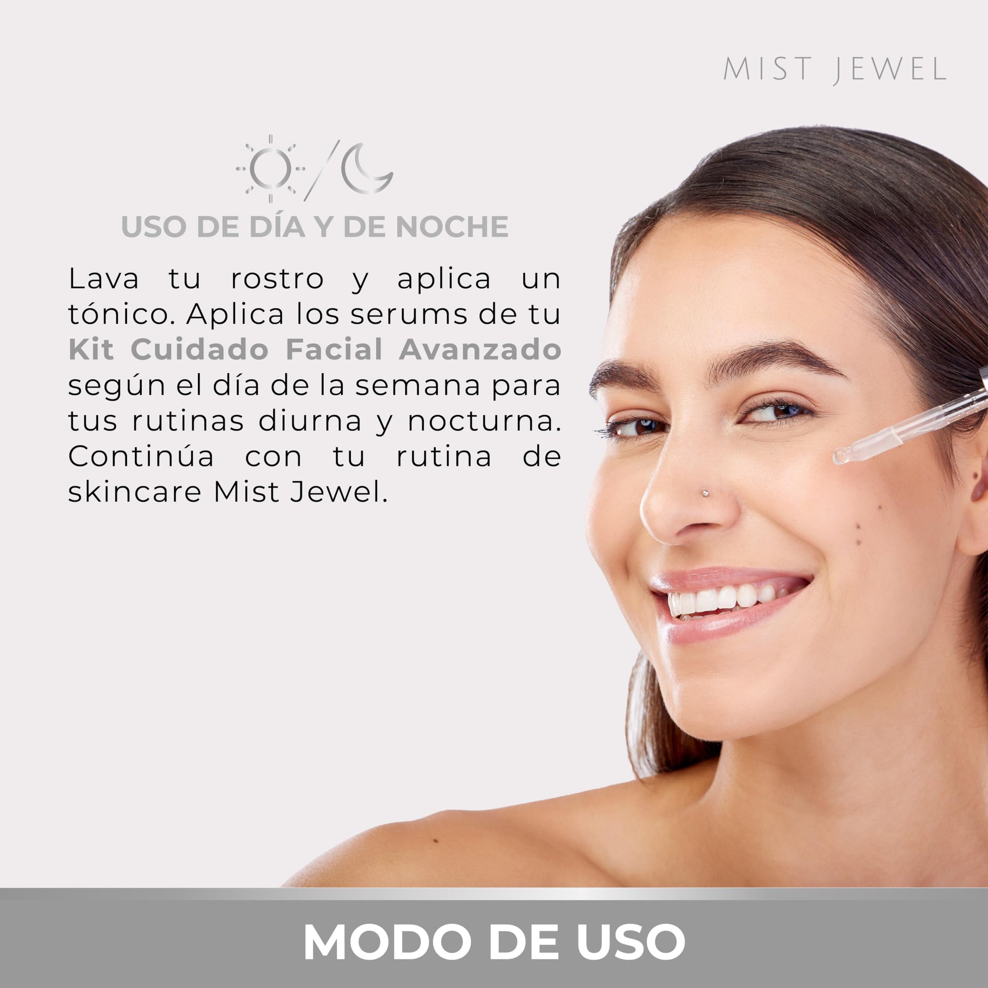 MIST JEWEL Kit sueros faciales Acido Hialurónico, Retinol, Vitamina C + E, Glicólico y Niacinamida | Conjunto de serums Avanzado 5 serum (KIT Facial avanzado)