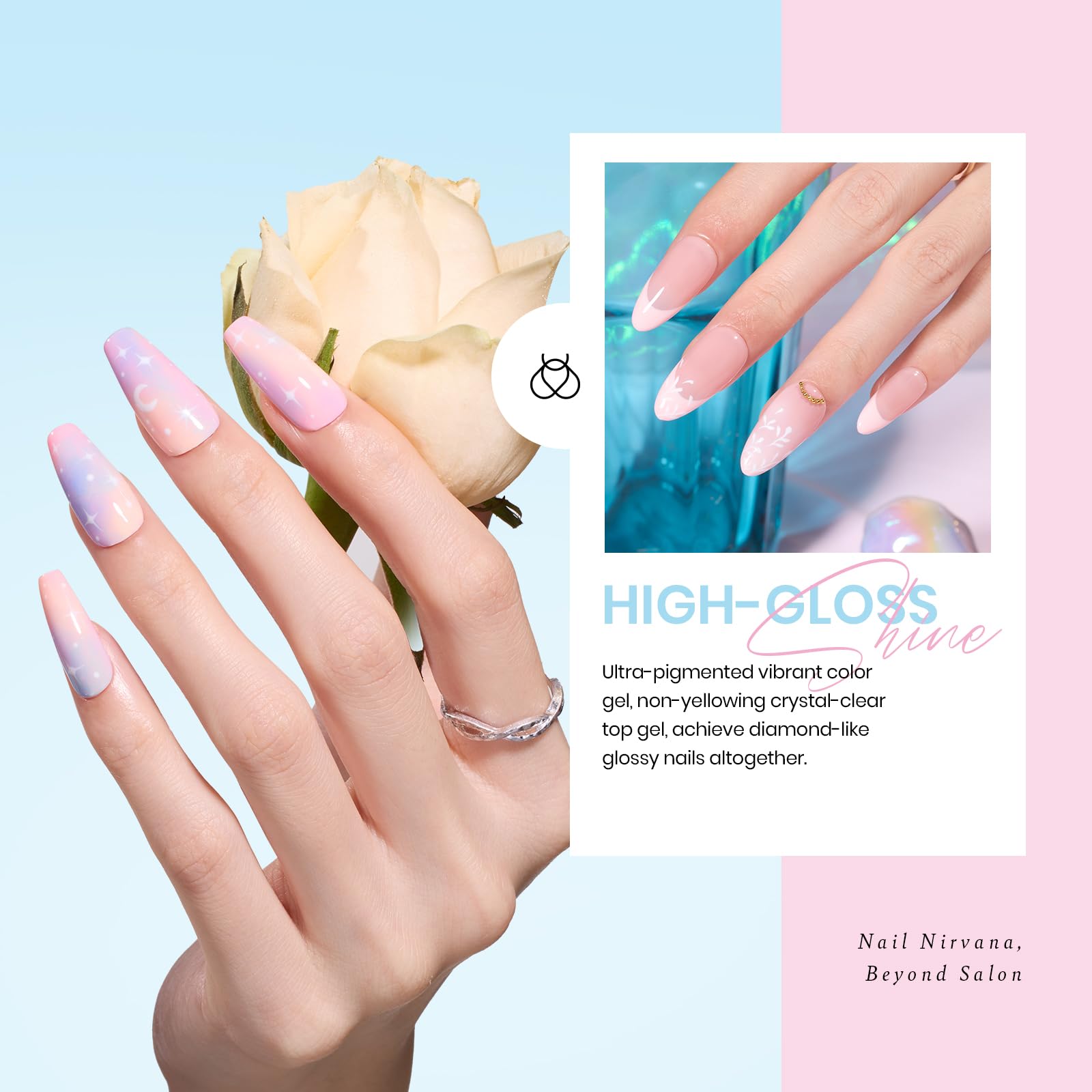 Beetles de esmalte de uñas de gel beetles 20 colores, 3 piezas de acabado mate brillante de base de pegamento rosa primavera - verano 2023 juego de esmalte de uñas de gel de niña Macaroon brillante arte de uñas sólido flash color de niña