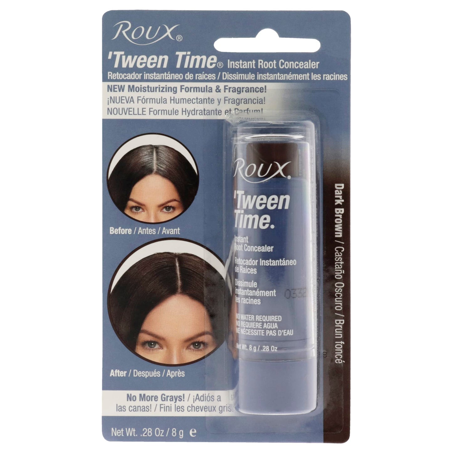 Corrector de Raíces en Barra Roux Marrón Oscuro Unisex