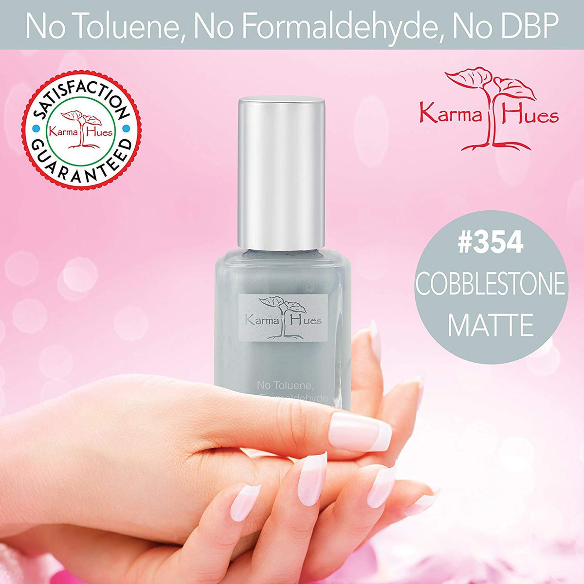 Karma Organic 150 esmaltes de uñas, Cobblestone mate