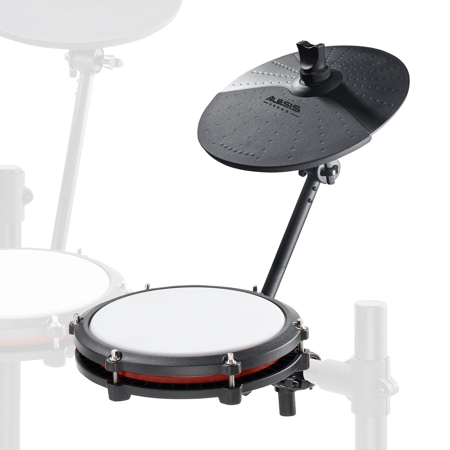 Alesis Pack de expansión Drums Nitro Max - expansión de set de batería eléctrica para kit Nitro Max, pad tom de malla, platillo 10" con choke y cables