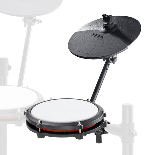 Alesis Pack de expansión Drums Nitro Max - expansión de set de batería eléctrica para kit Nitro Max, pad tom de malla, platillo 10" con choke y cables