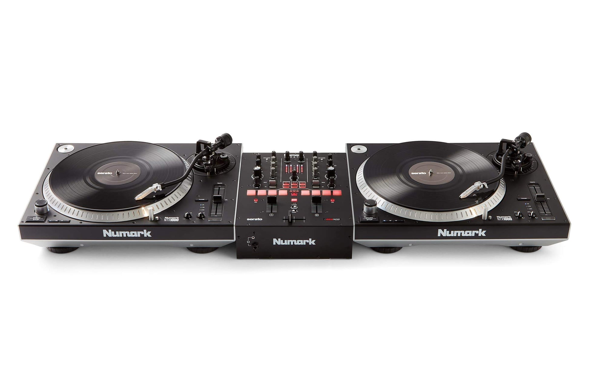 Mezcladora DJ Numark Scratch Roja con Serato DJ Pro y Innofader para Hombre