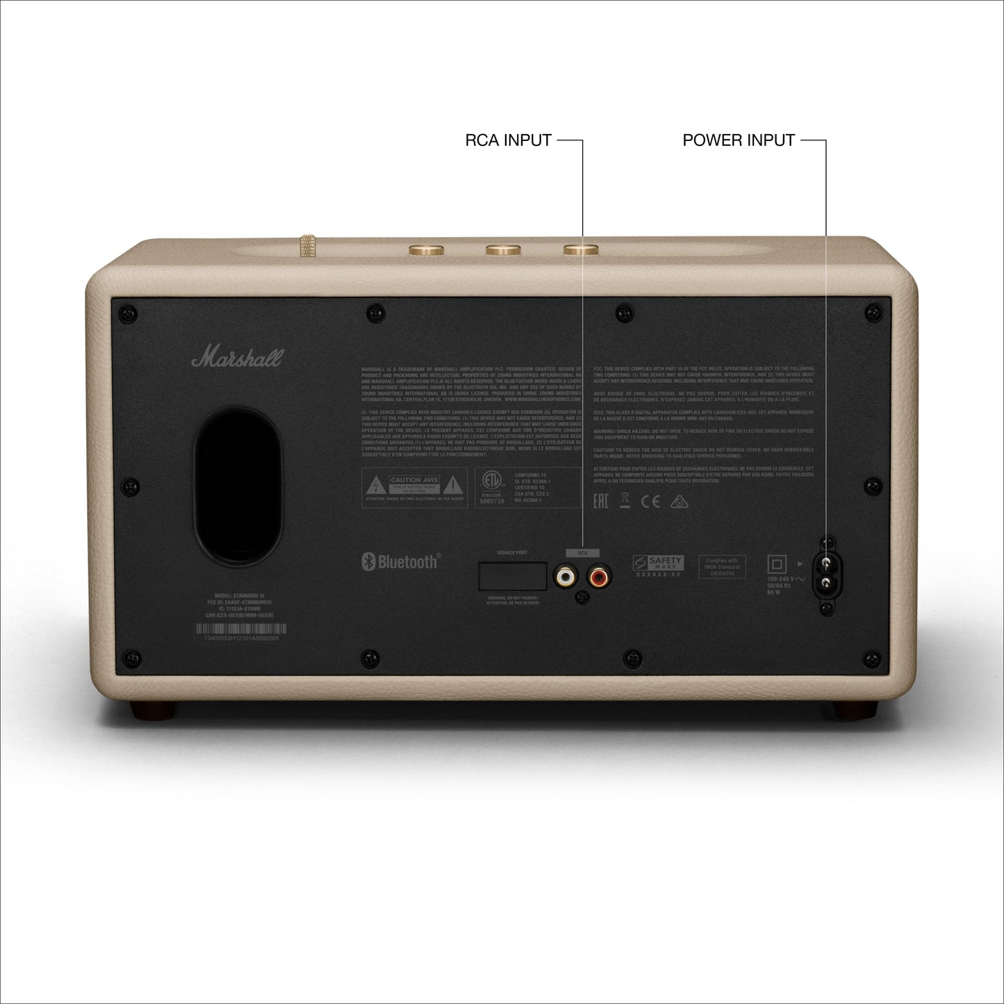 Marshall 1006015 Bocina Stanmore III Bluetooth - Blanco