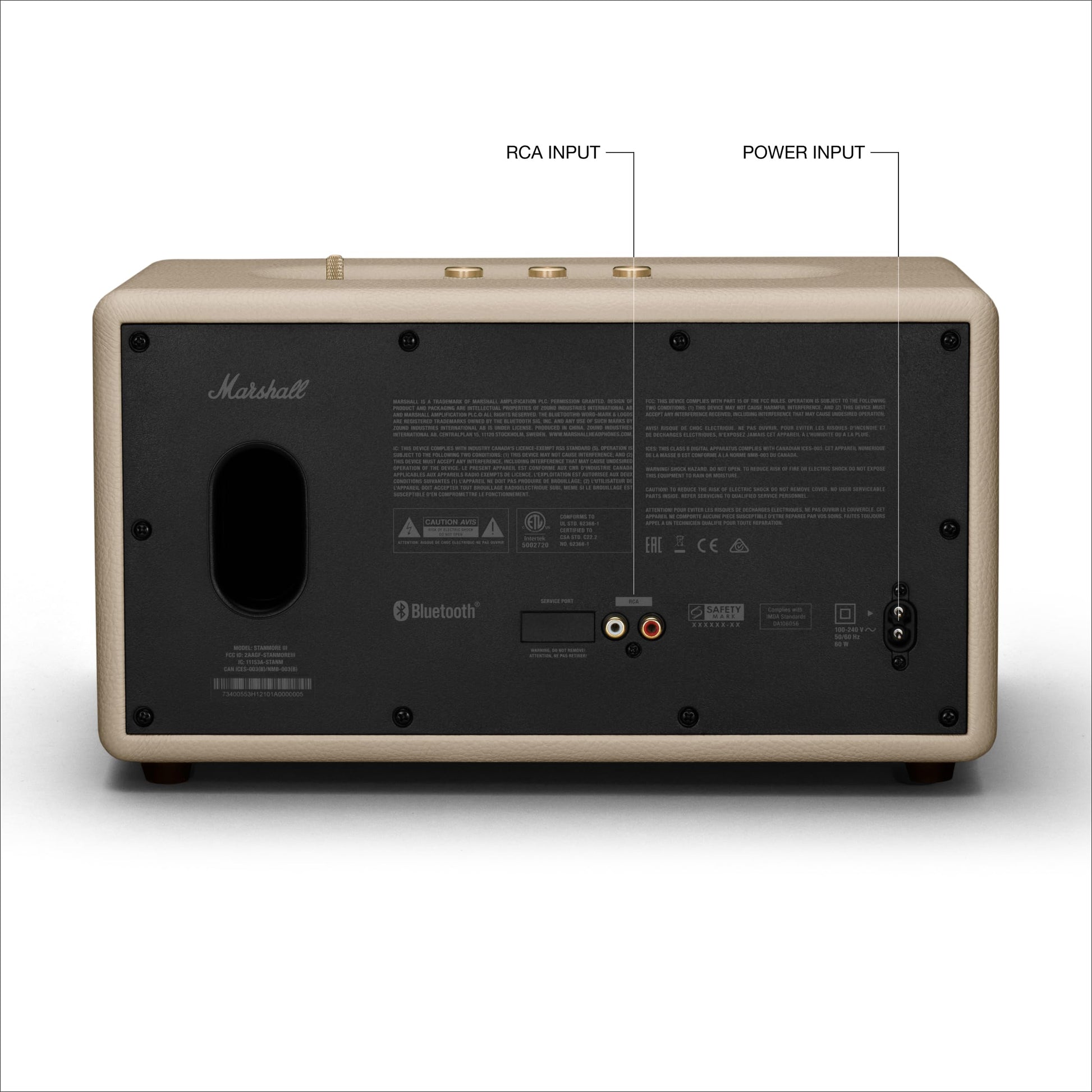 Marshall 1006015 Bocina Stanmore III Bluetooth - Blanco