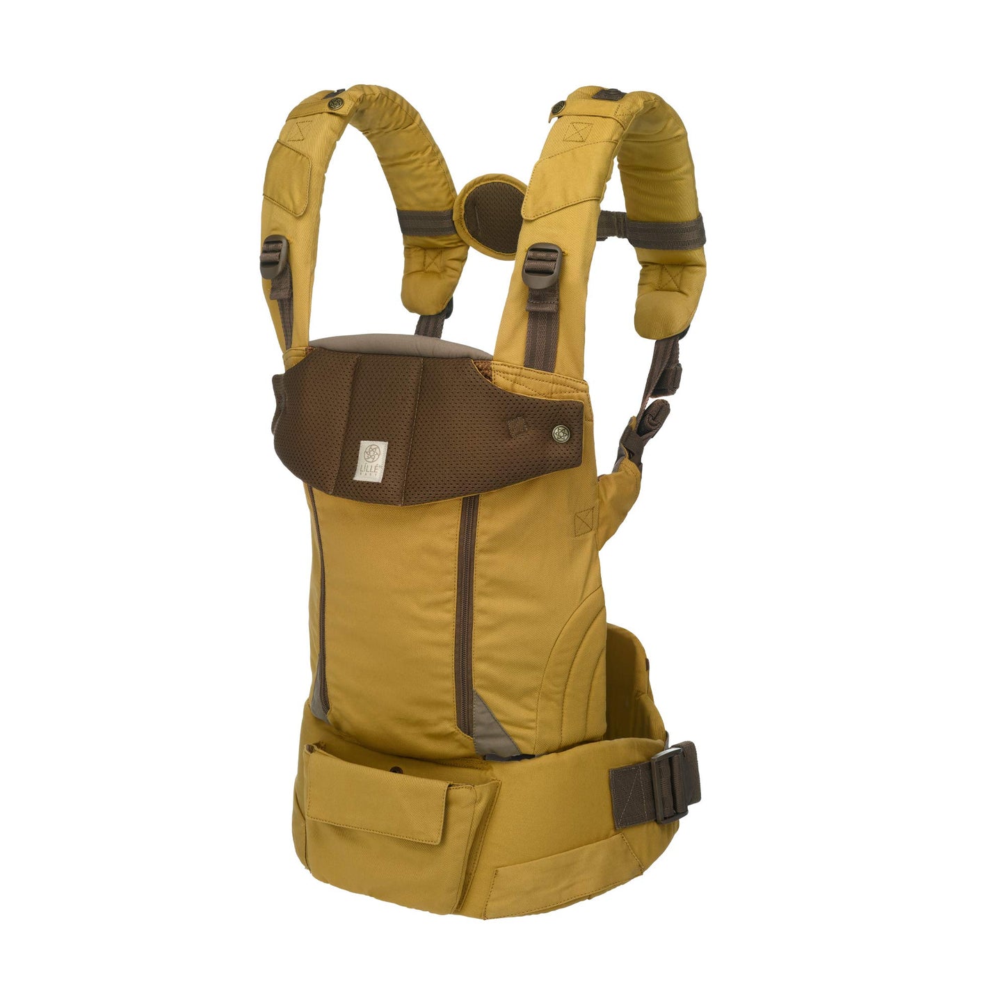 LÍLLÃ‰baby Serenity - Portabebés ergonómico para todas las posiciones, de recién nacido a niño, soporte lumbar con bolsa convertible, cosecha