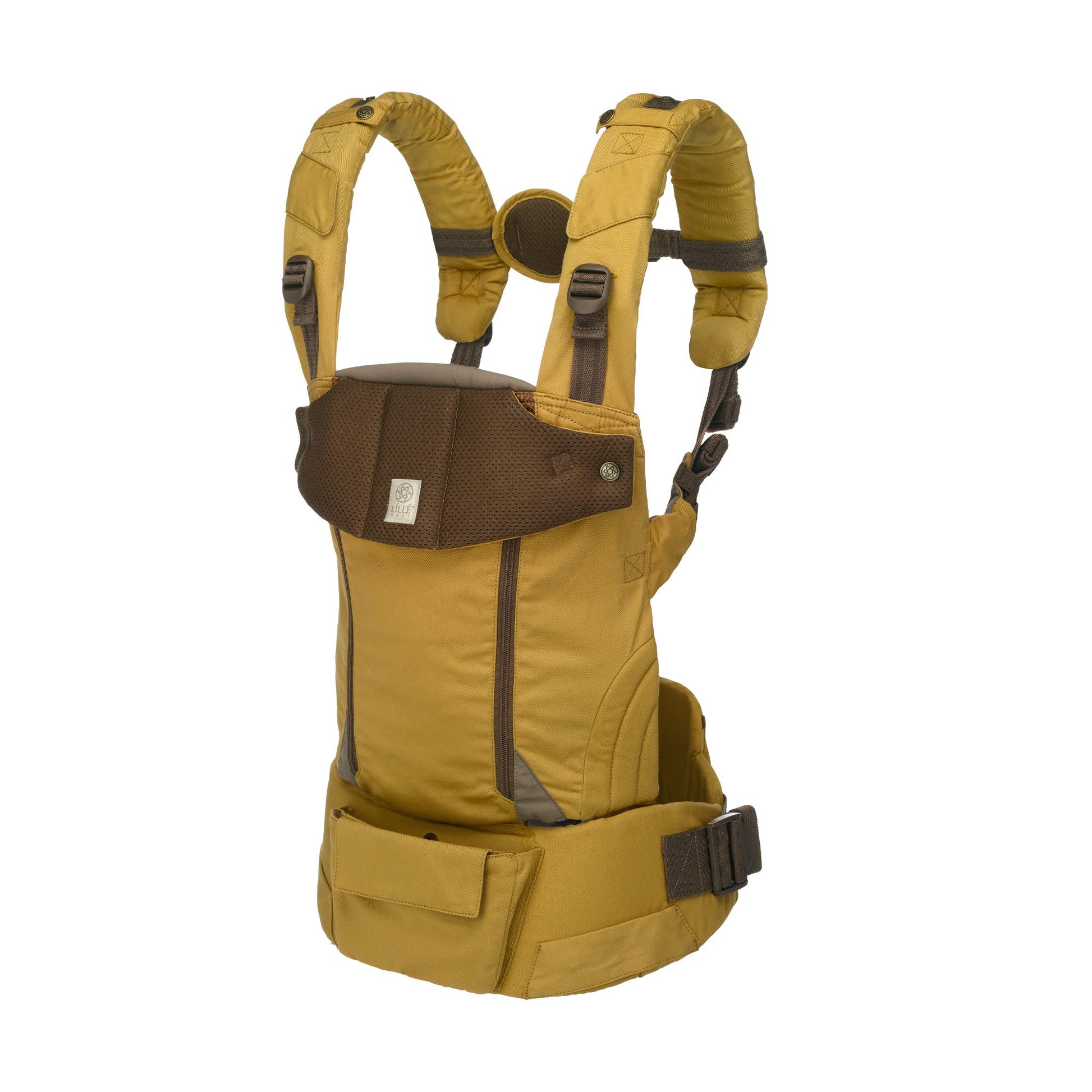 LÍLLÃ‰baby Serenity - Portabebés ergonómico para todas las posiciones, de recién nacido a niño, soporte lumbar con bolsa convertible, cosecha