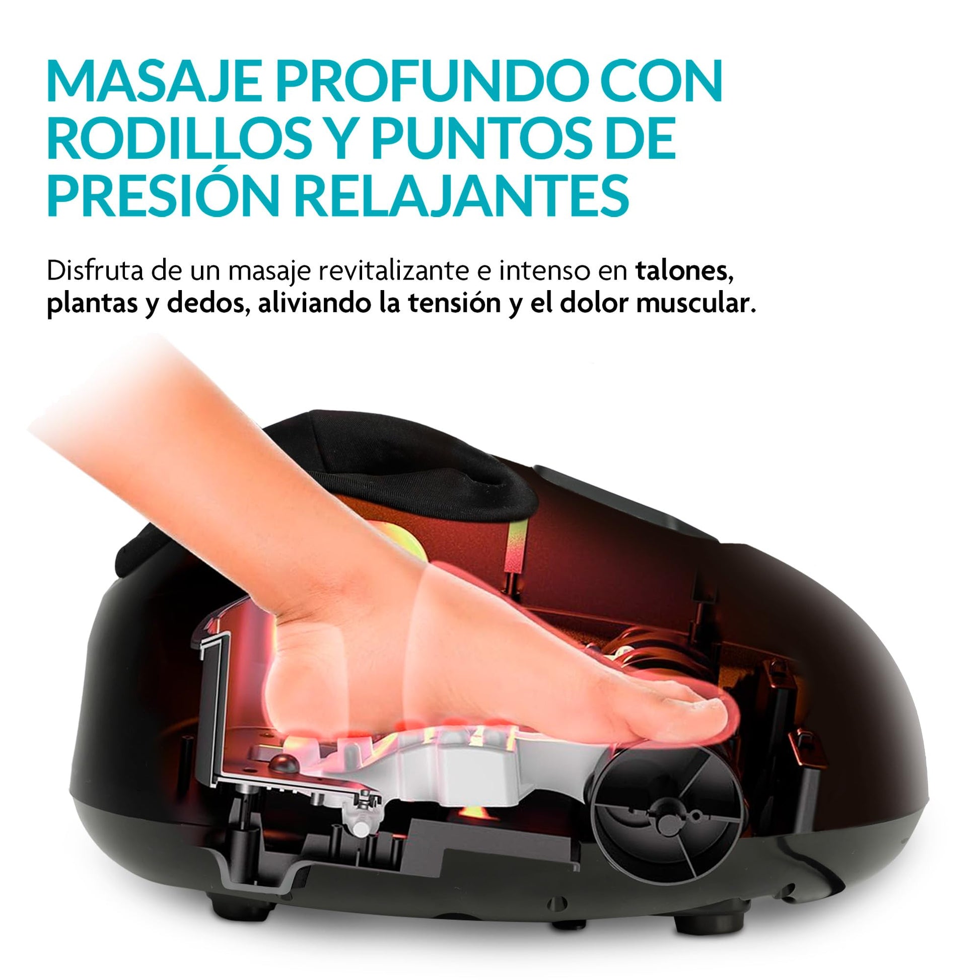 Masajeador de Pies NEUROLUX Eléctrico con Calor y Compresión de Aire para Reflexología