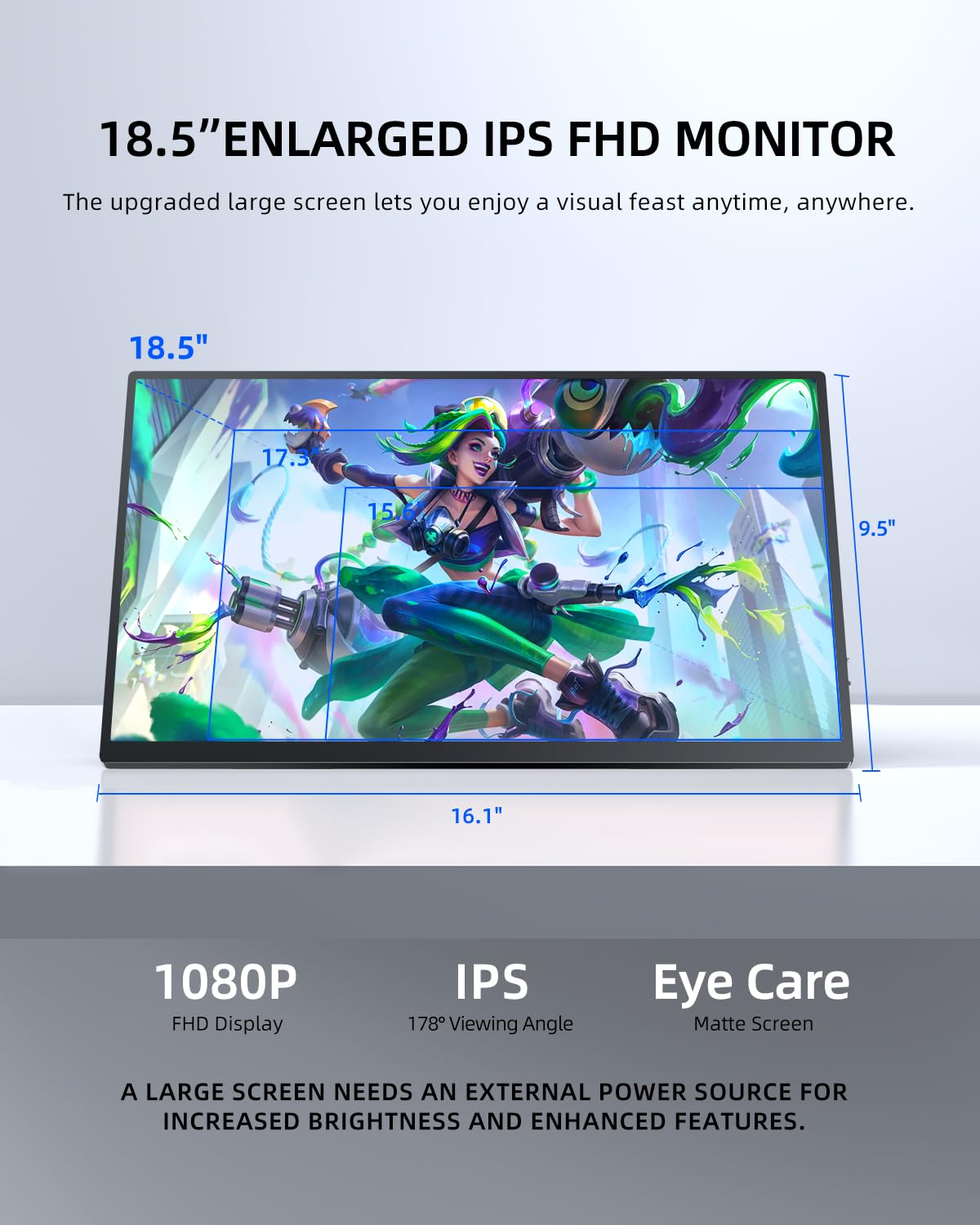 Monitor Uperfect 18,5 Pulgadas SRGB Total