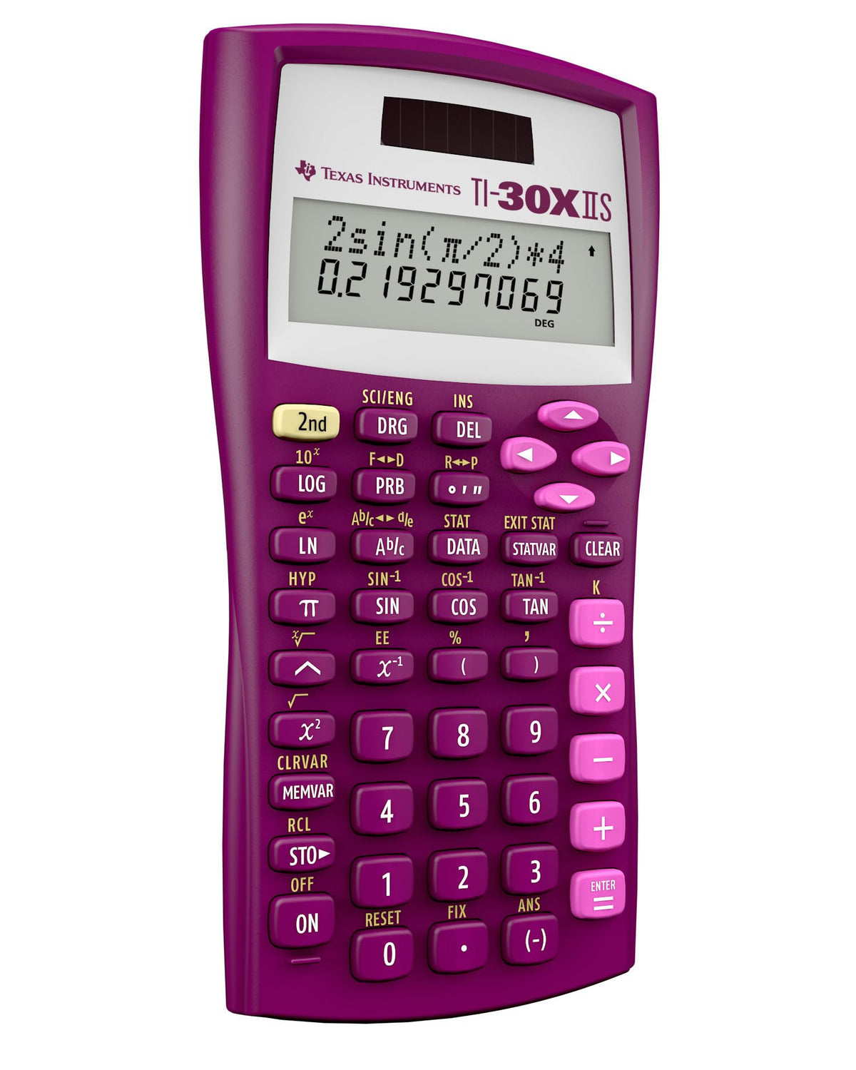 Calculadora Científica Texas Instruments TI-30 X IIS Raspberry 2 Líneas