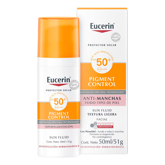 Eucerin Protector solar facial anti manchas FPS 50+ Anti Pigment Sun, 50ml