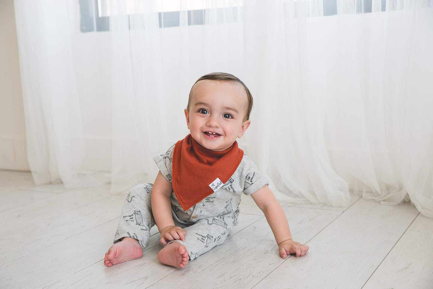 Baberos para Bebé Cooper Pearl Set De Baberos Bandana Ridge, Paquete De 4 Count