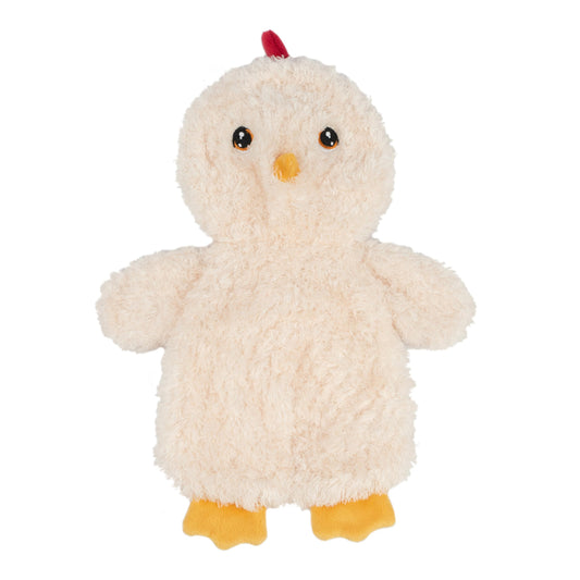 Best Pet Supplies - Juguetes de Peluche para Perros de Pollo Arrugado para Juegos interactivos, Cachorros y Adultos Mayores, Forma de Juguete de Pollo Colorido, Lindo y mimoso, Pollo Arrugado (Crema)