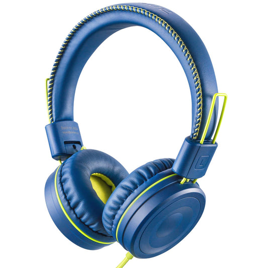 Auriculares Powmee M1 Azul Cableados y Antienredos para Niños