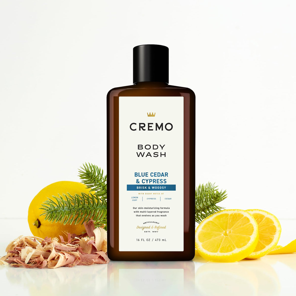 Cremo All Season Body Wash, Blue Cedar & Cypress, 16 oz. 2-pack