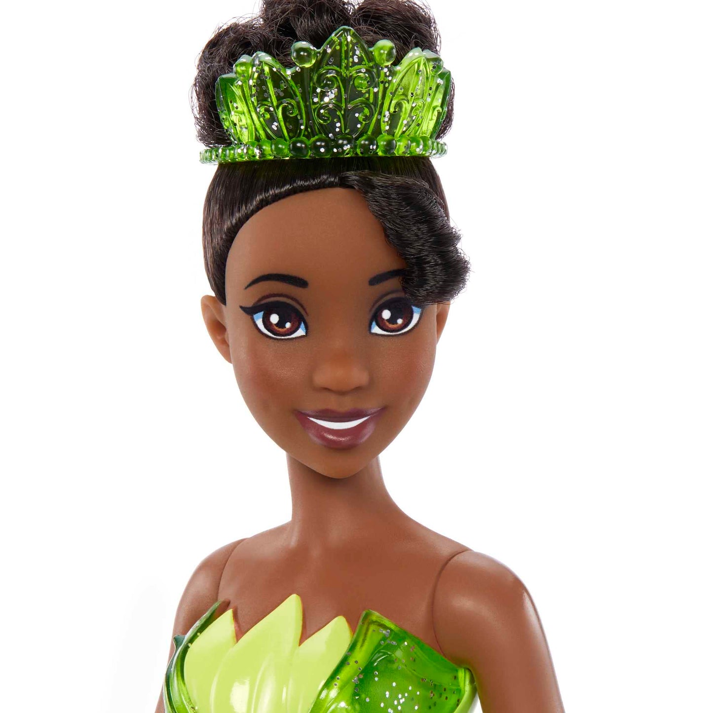 Muñeca Princesa Tiana Mattel Disney Princess Verde Película Tiana y el Sapo