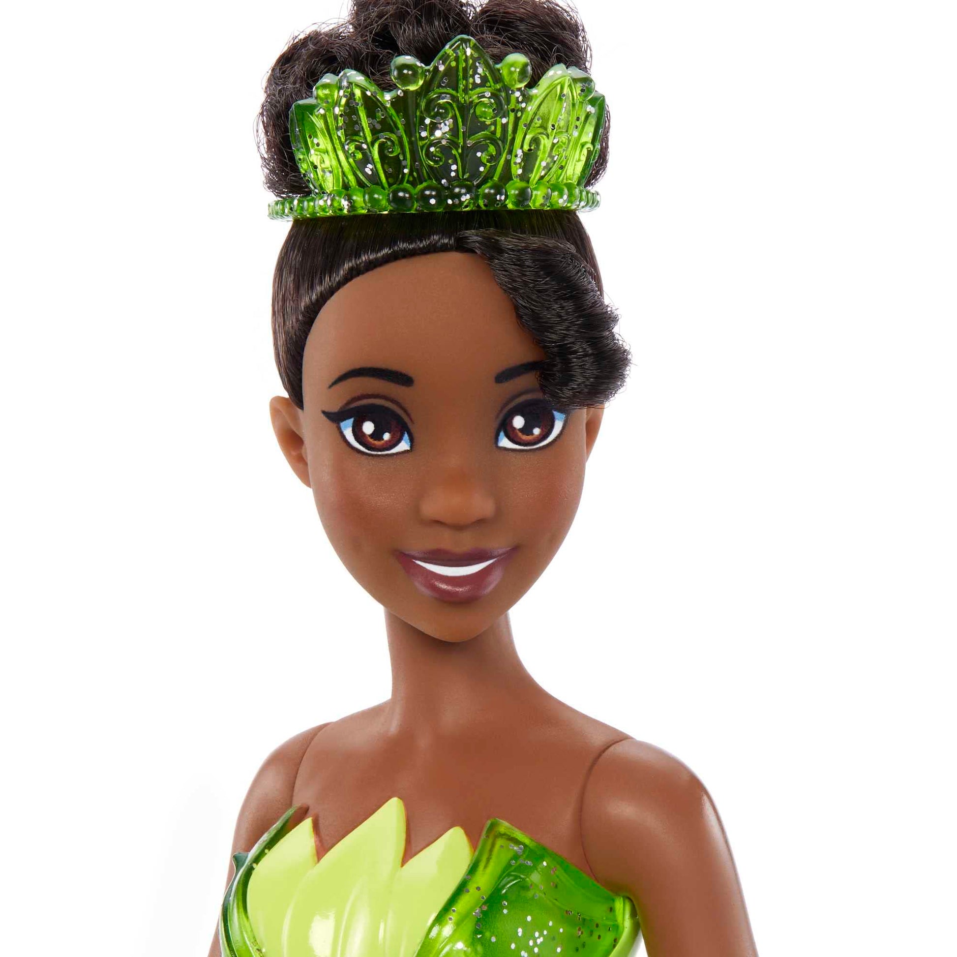 Muñeca Princesa Tiana Mattel Disney Princess Verde Película Tiana y el Sapo