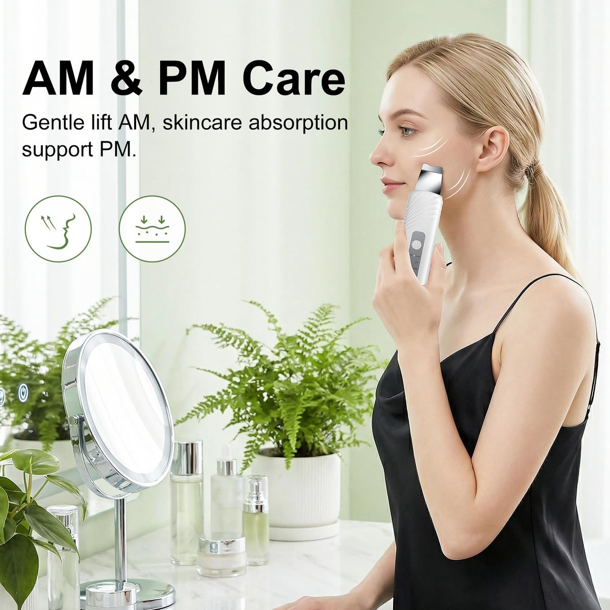 Herramientas para eliminar puntos negros, espátula para limpiar la cara Limpiador de poros de 4 modos con hoja de acero inoxidable 304, recargable tipo C, cepillo facial de silicona, 4 agujas, caja de