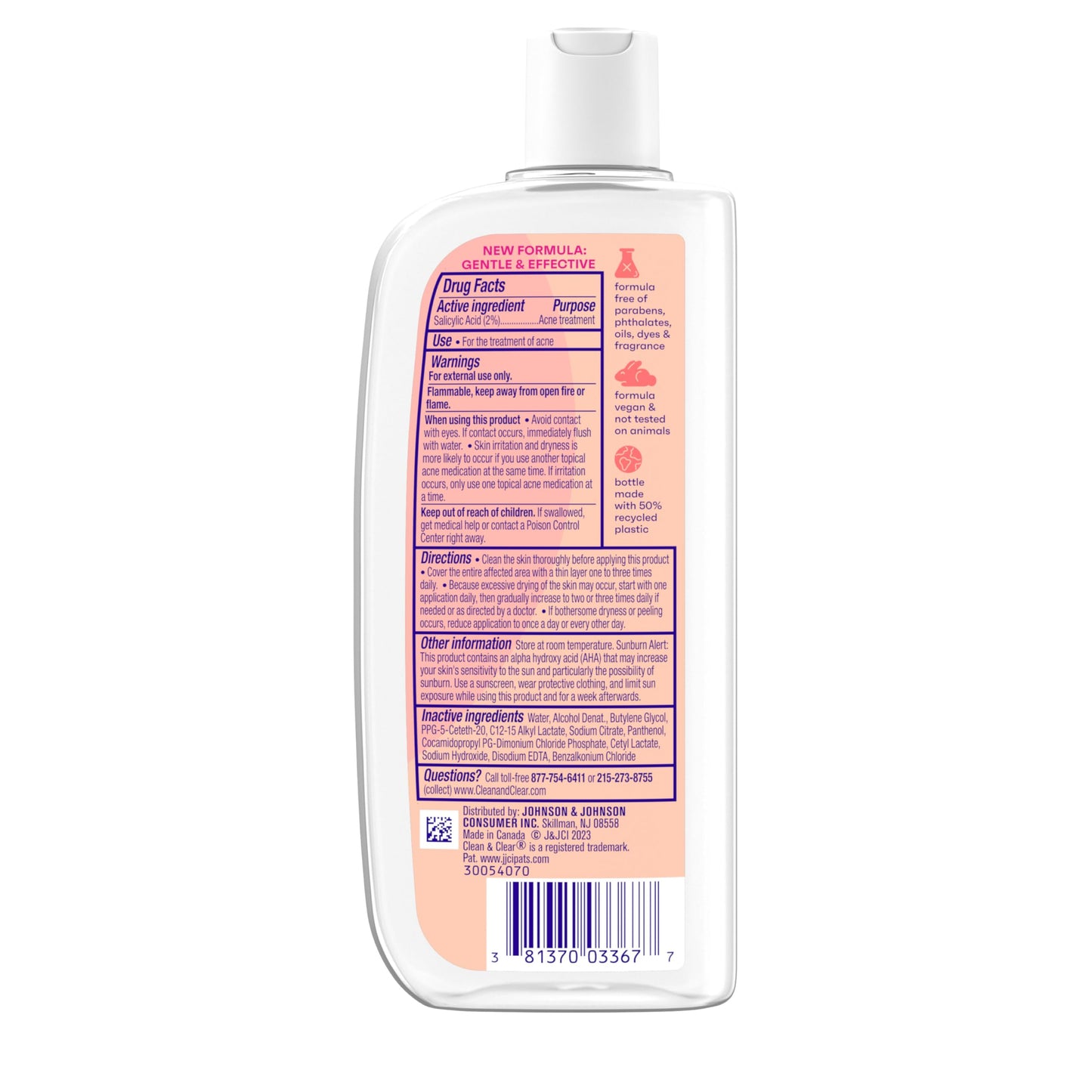 Clean & Clear Deep Cleaning Oil-Fighting Face Astringent - 8 oz