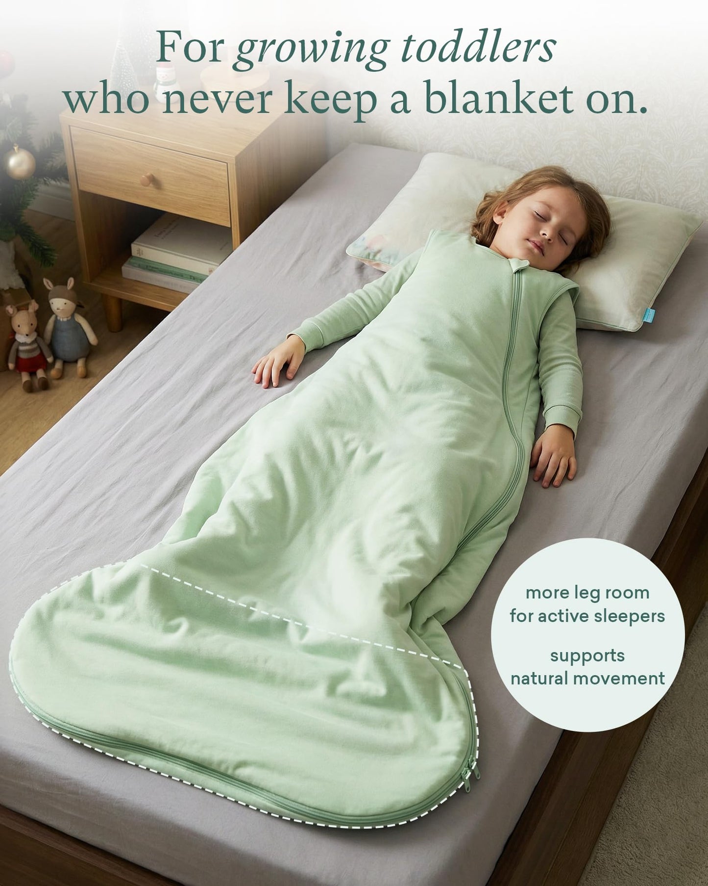 PurComfy - Saco de dormir de viscosa de bambú supersuave, 1.0 TOG para bebé, Lila, 6-15 Months