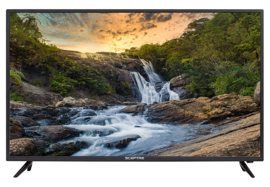 Televisión LED SCEPTRE 43 Pulgadas Full HD con 3 Puertos HDMI Montable Pared Reacondicionado