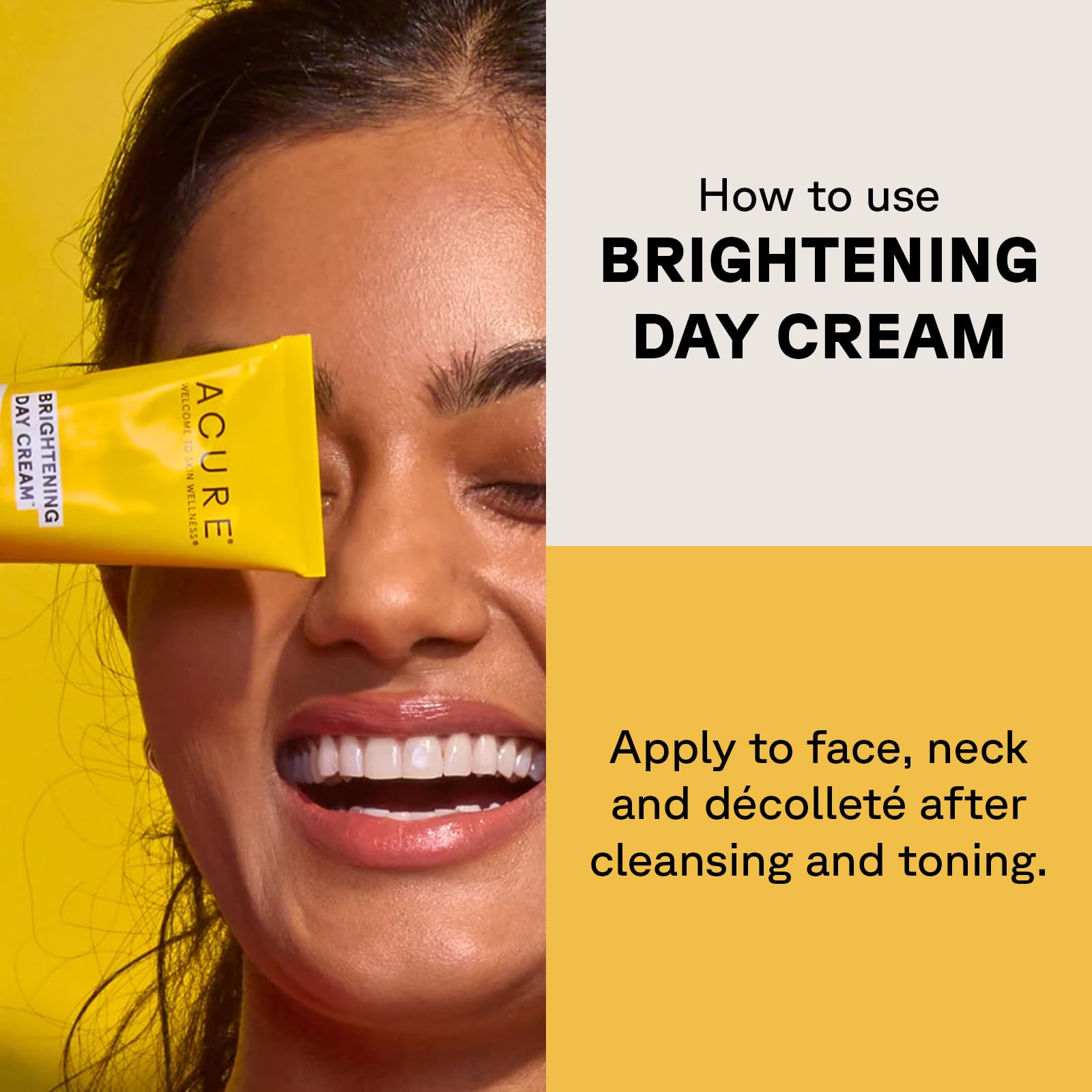 Crema Hidratante Iluminadora Acure 50 ml: Unifica Tono y Textura de la Piel
