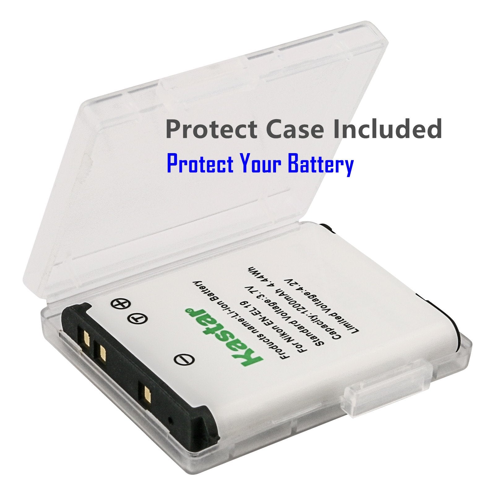 Batería Kastar y Cargador USB para Nikon EN-EL19 y Coolpix S Series