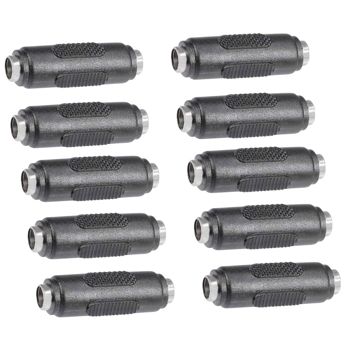 Lime2018 DC hembra a hembra conector 5,5 mm x 2,1 mm, 12 V, 5 A, adaptador de enchufe de alimentación CC para vigilancia de seguridad del hogar CCTV