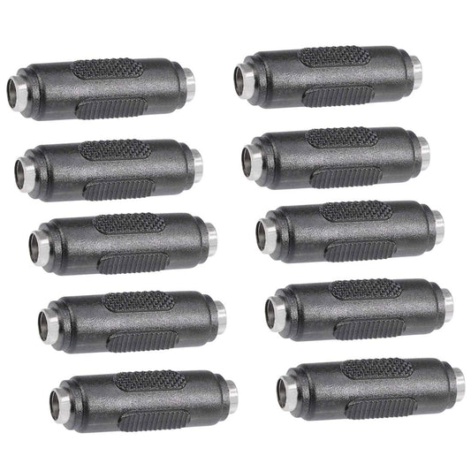 Lime2018 DC hembra a hembra conector 5,5 mm x 2,1 mm, 12 V, 5 A, adaptador de enchufe de alimentación CC para vigilancia de seguridad del hogar CCTV