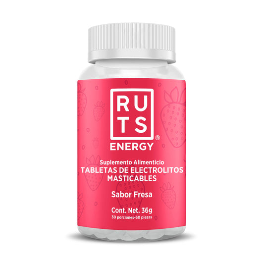 Electrolitos Masticables Ruts Energy Fresa 30 Dosis