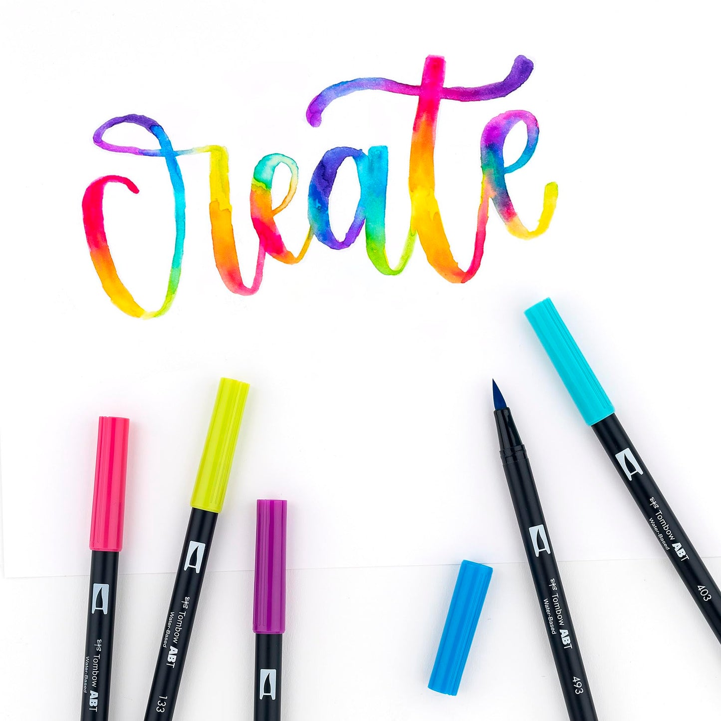 Rotuladores Artísticos Tombow Brillantes Doble Pincel Paquete de 10