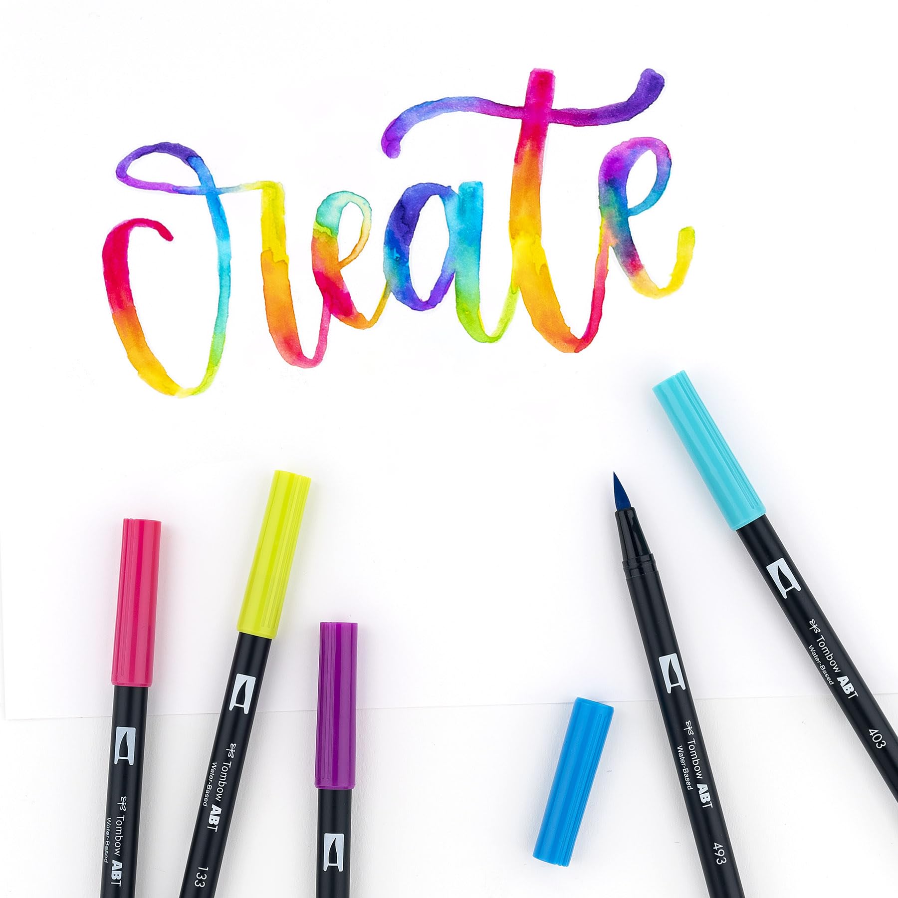 Rotuladores Artísticos Tombow Brillantes Doble Pincel Paquete de 10