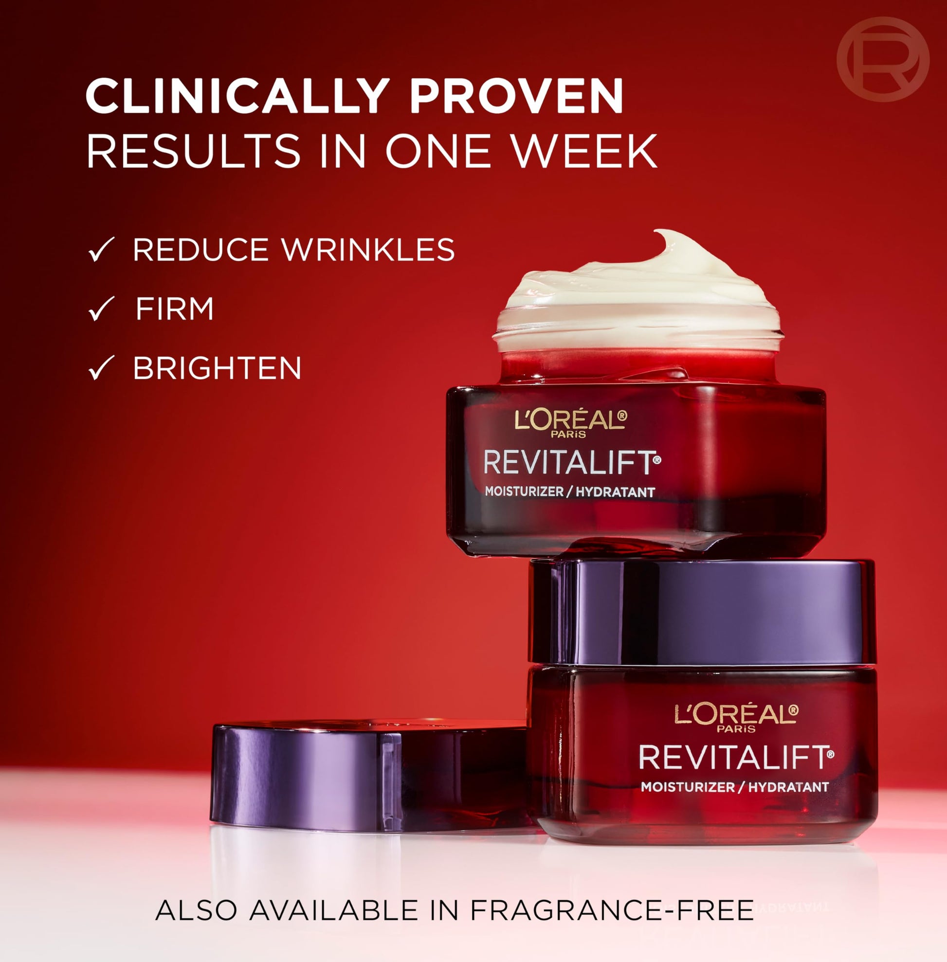 Face Moisturizer By L’Oreal Paris Skin Care I Revitalift Triple Power Fragrance Free Face Cream With Pro Retinol, Hyaluronic Acid & Vitamin C I 2.55 Oz