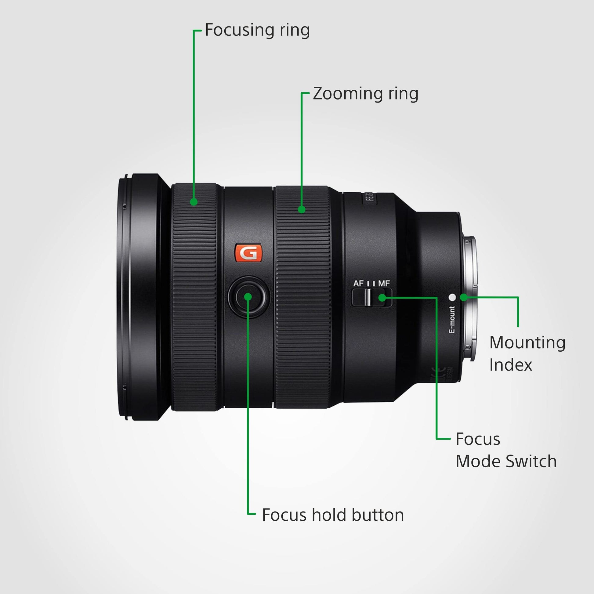 Sony Lente G Master™ Angular Zoom 16-35mm F2.8 Montura E Full Frame - FE SEL1635GM