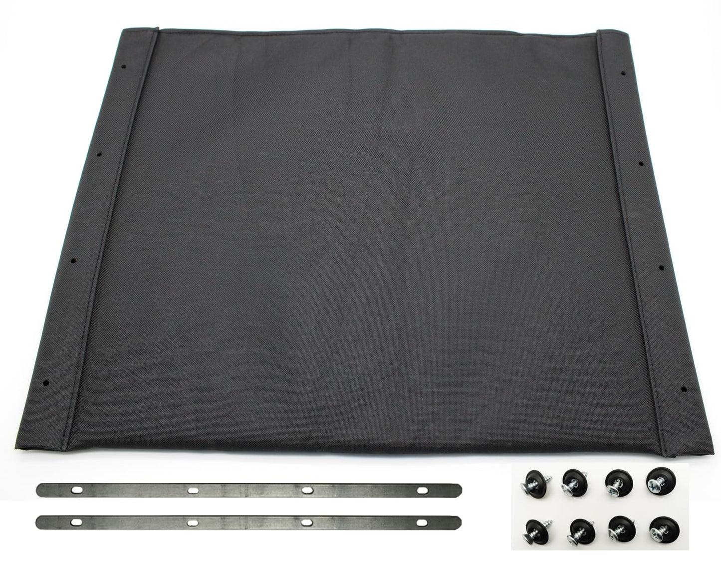 ForconMed Asiento De Silla De Ruedas Blue Streak De 18", Asiento De Repuesto Para Silla De Ruedas, 18 X 16", Tapizado De Nailon, Piezas De Repuesto Para Silla De Ruedas, Con Herrajes, Estándar 3J2418.