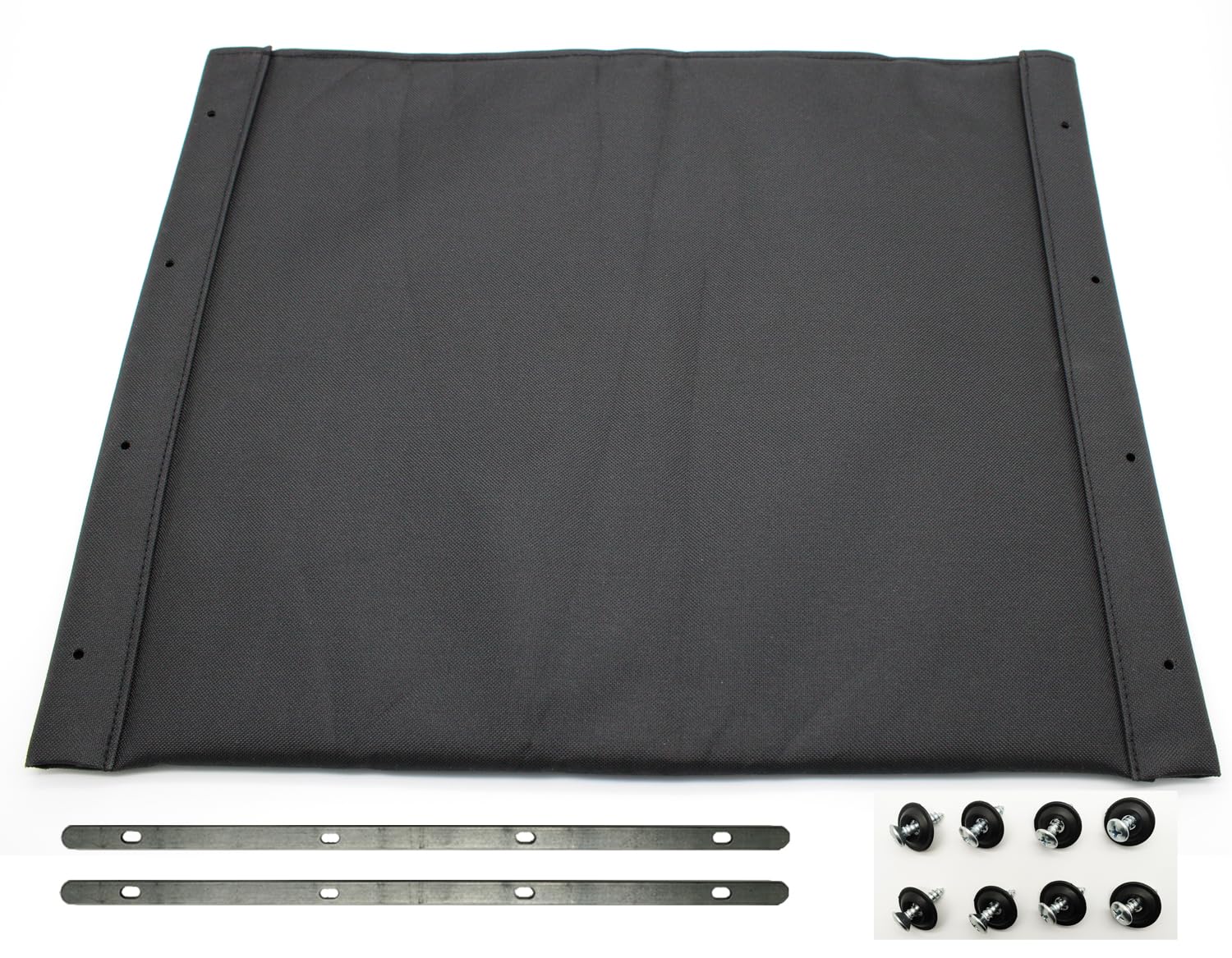 ForconMed Asiento De Silla De Ruedas Blue Streak De 18", Asiento De Repuesto Para Silla De Ruedas, 18 X 16", Tapizado De Nailon, Piezas De Repuesto Para Silla De Ruedas, Con Herrajes, Estándar 3J2418.