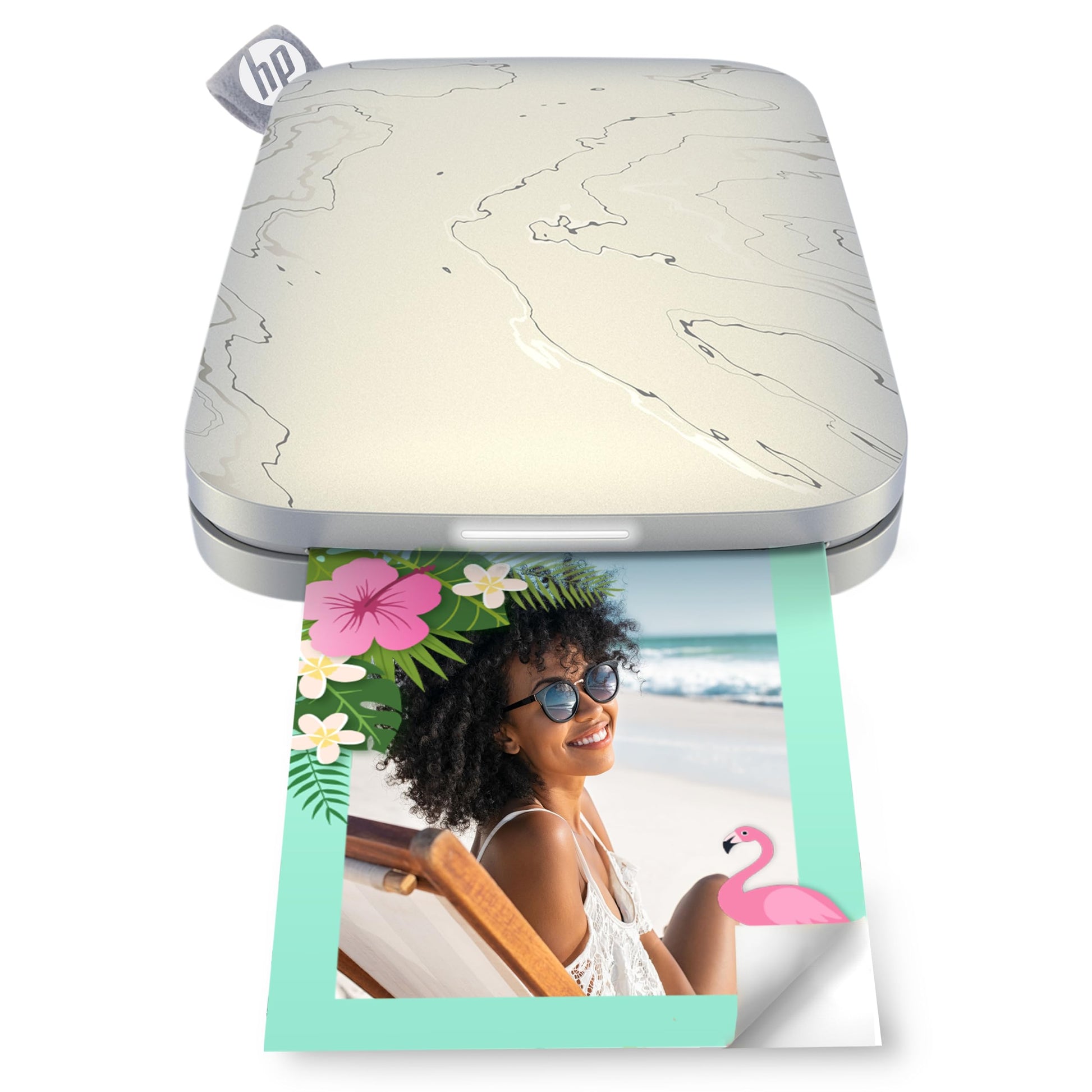 HP Sprocket Select Portable 2.3x3.4 Instant Photo Printer (Eclipse) Print Pictures on Zink Sticky-Backed Paper from Your iOS & Android Device.
