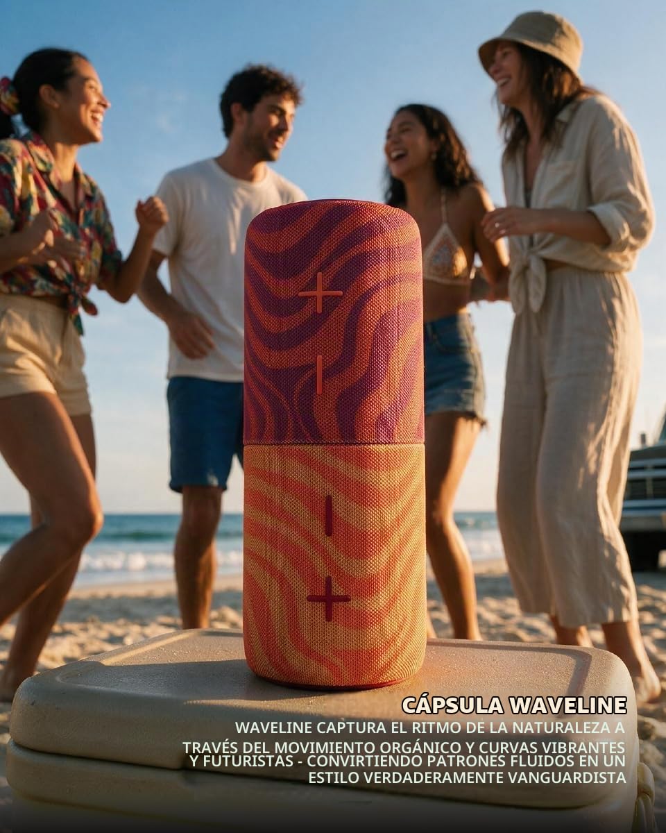 Altavoz Bluetooth Stromberg Lava Portátil 2 en 1 20 W Magnético con Luces y Sonido Estéreo