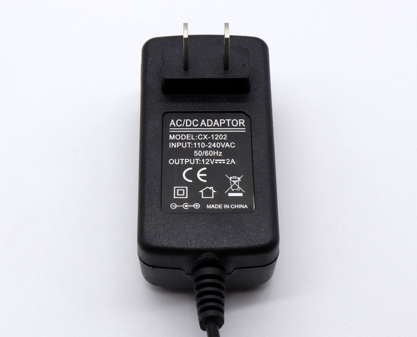 ZINKER Fuente Poder Eliminador Cámaras de Seguridad CCTV o Tiras Led 12v 2A