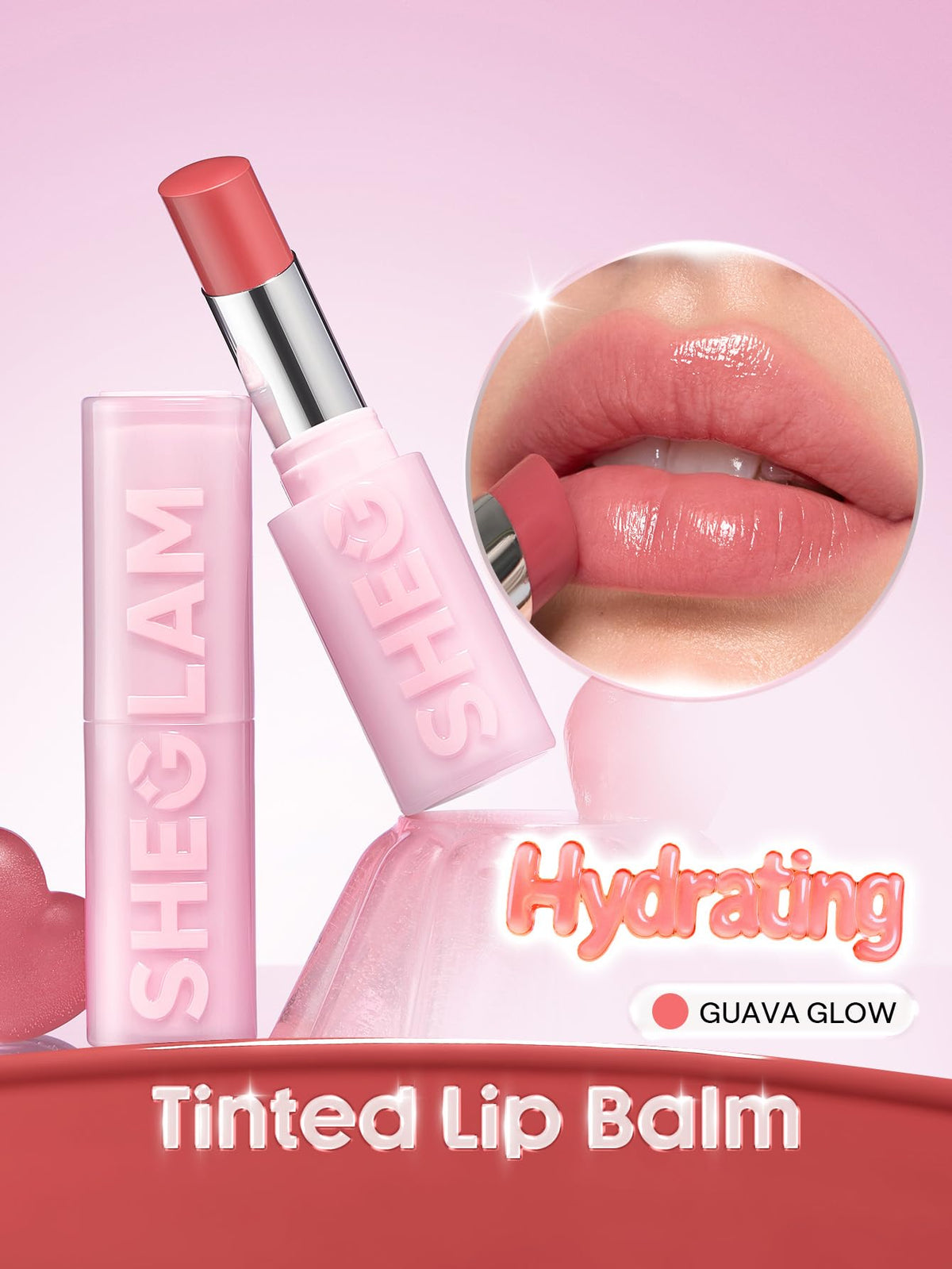 SHEGLAM Bálsamo labial Silk Slip con aceite - 106 Guava Glow
