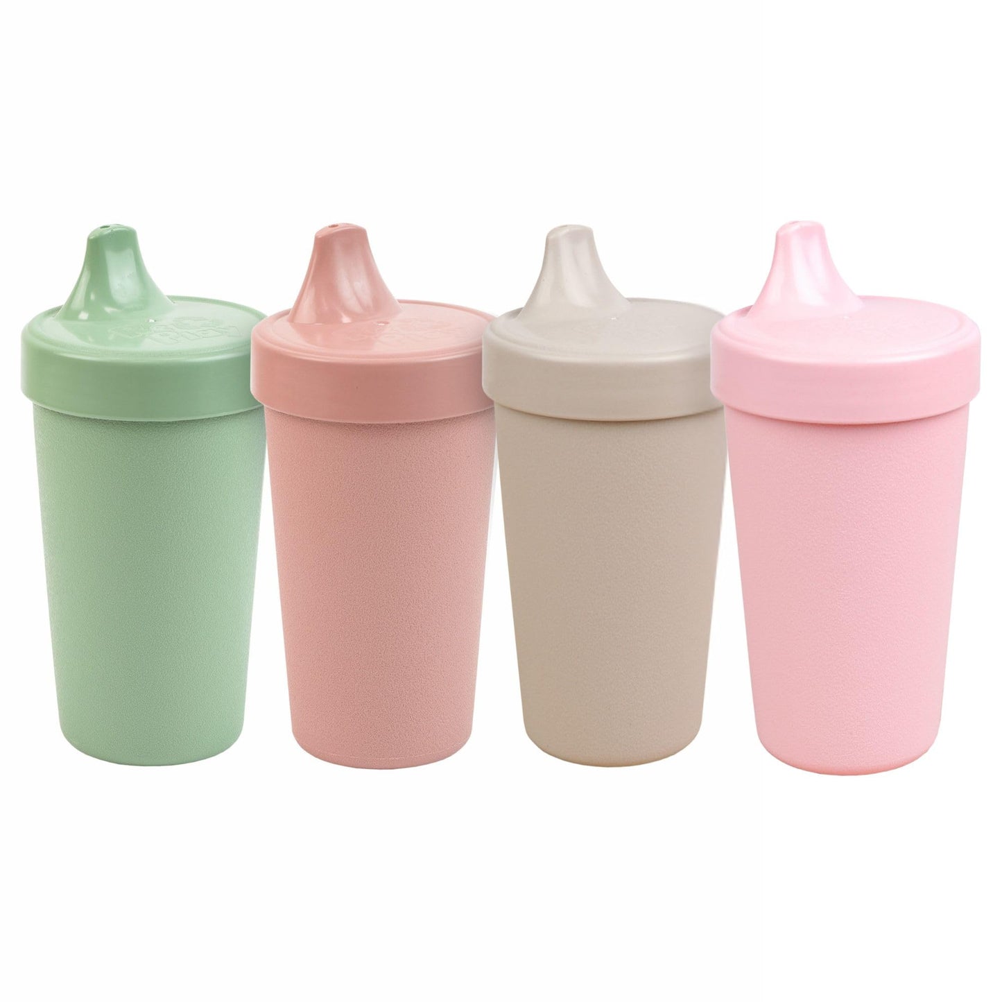 Re-Play - Juego de 4 tazas para beber a prueba de derrames para niños pequeños, reutilizables de 10 onzas, aptas para lavaplatos y microondas, fabricadas en Estados Unidos, rosas del desierto