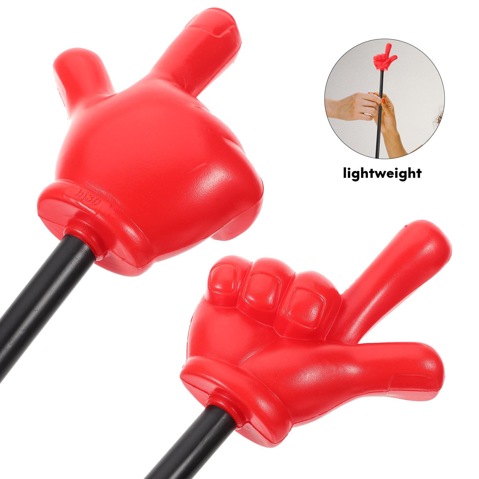 Gadpiparty - 1 unidad de punteros de mano para leer los dedos, palitos de indicación, palitos de enseñanza, punteros de dedo para fiestas, escuela, accesorios de aula