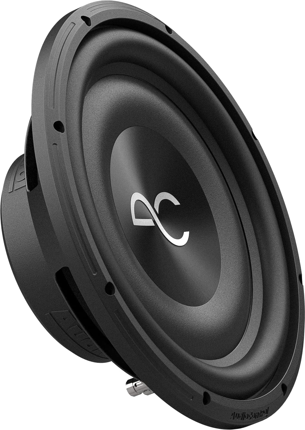 AudioControl Space Series - Subwoofer delgado de perfil bajo para coche de 10 pulgadas, alta fidelidad premium, 400 W RMS/600 W máximo, solo 4 Ohm (negro)