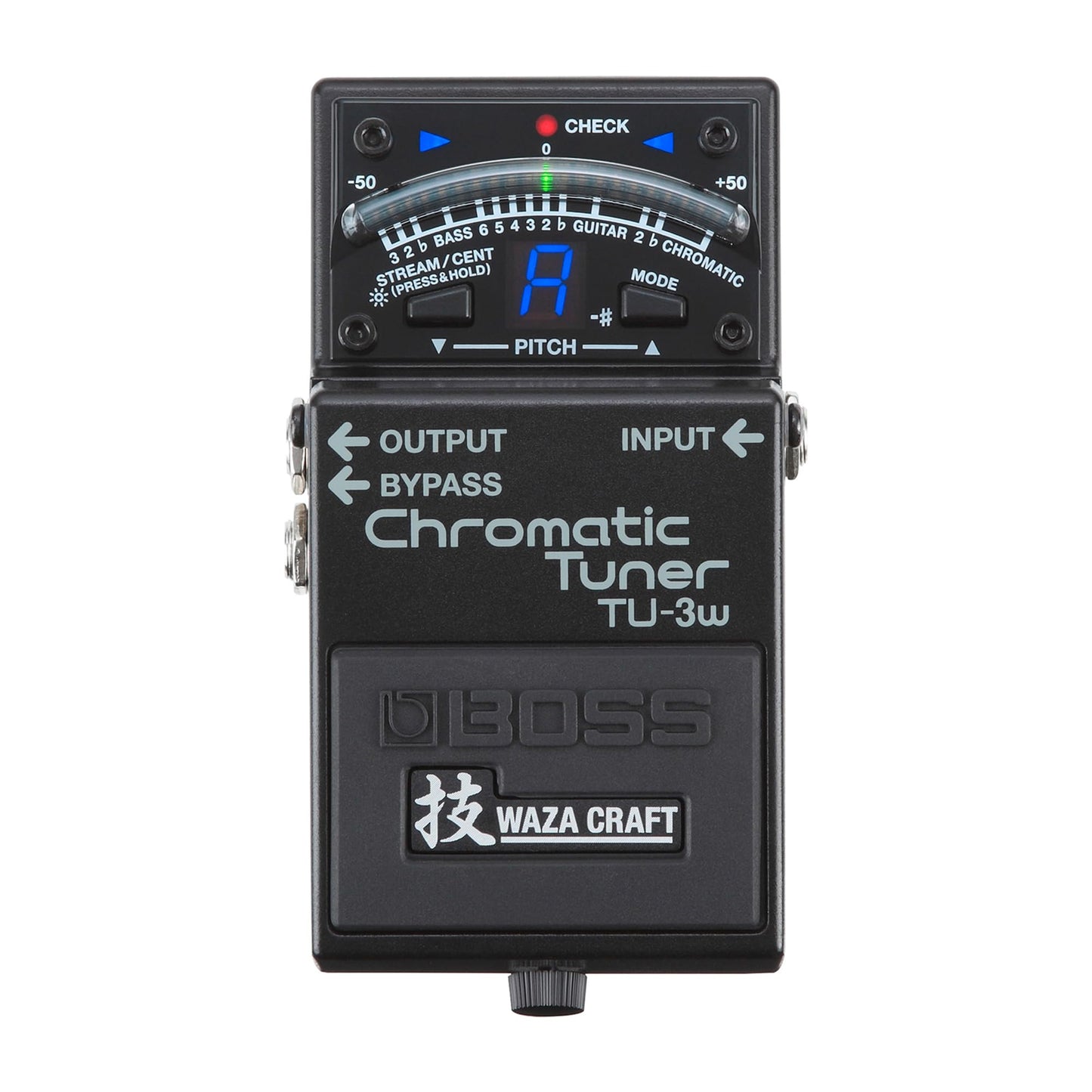 BOSS TU-3W Afinador, Negro