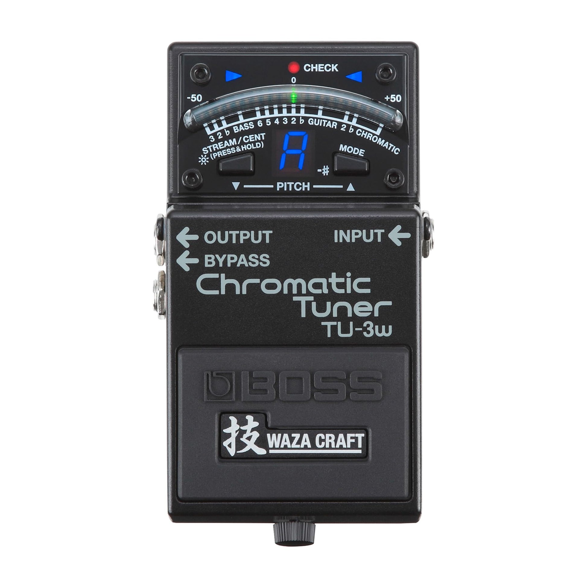 BOSS TU-3W Afinador, Negro