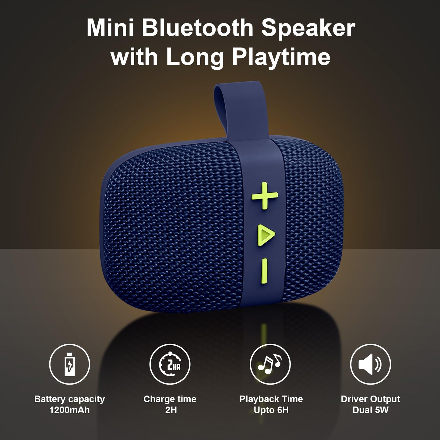 Fisher - Altavoz Bluetooth portátil, IPX5 impermeable, 10 W de potencia máxima Bluetooth estéreo con sonido HD, tiempo de reproducción 6H, BT 5.3, radio FM, electrónica inalámbrica, para piscina